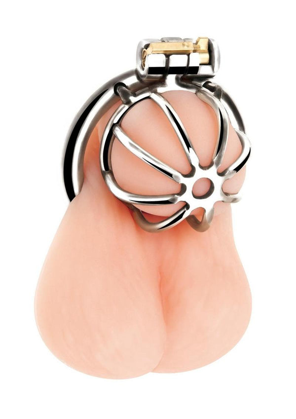 Blue Line Little Cock Chastity Cage - Stainless - Steel