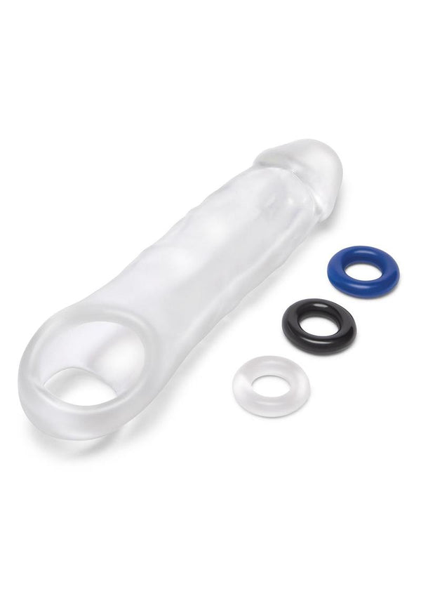 Lg Girthy Penis Extender Sheath - Size Up