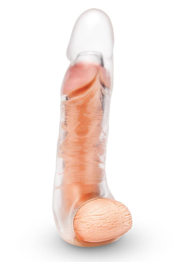 Su Clr Penis Xtndr W/ Ball Loop-Xgirthy - Clear