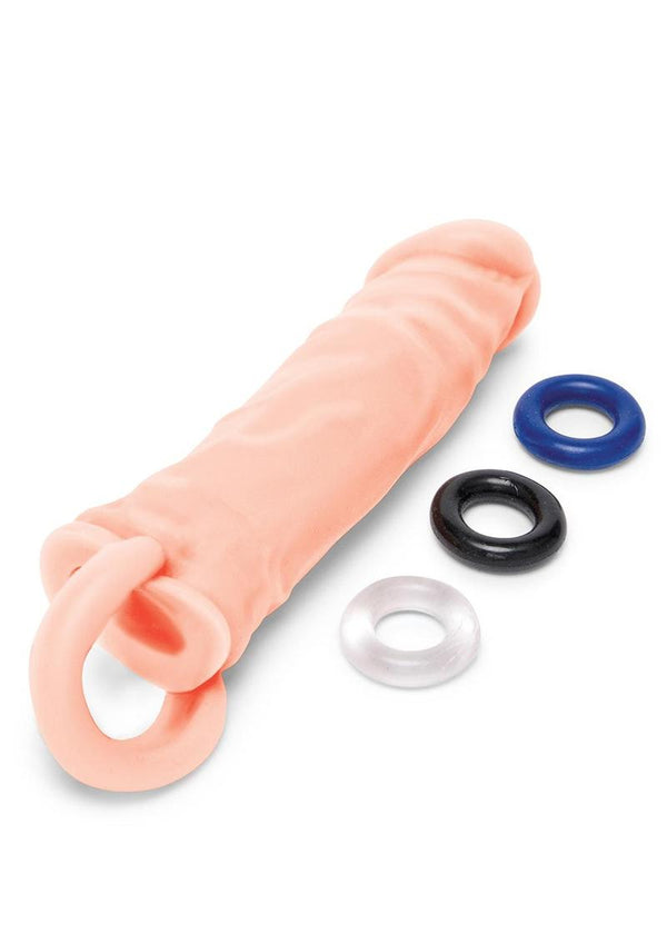 Realistic Penis Extender with Ball Loop-Size Up