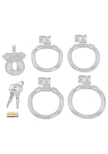 See-Thru Acrylic Micro Chastity Cage