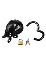 Full Restraint Silicone Cock and Balls Chastity Device