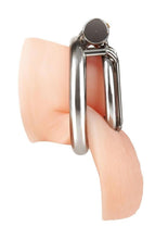 Stainless Steel Inverted Micro Jail Time Chastity Cage