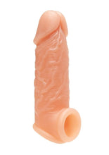 Blueline Super Real Silicone Penis Extension Sleeve with Ball Loop